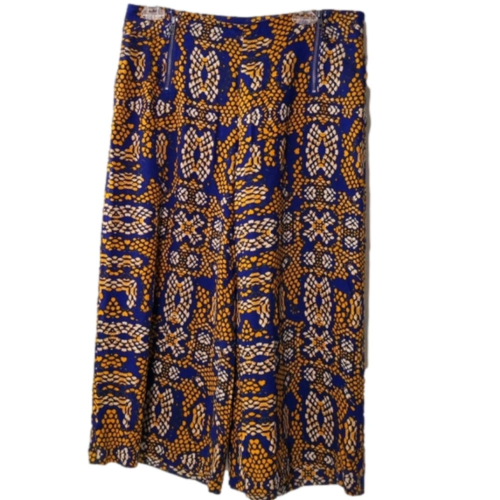 Cartonnier Anthro  Rare Culottes Sampa snake print wide leg relaxed fit pants
